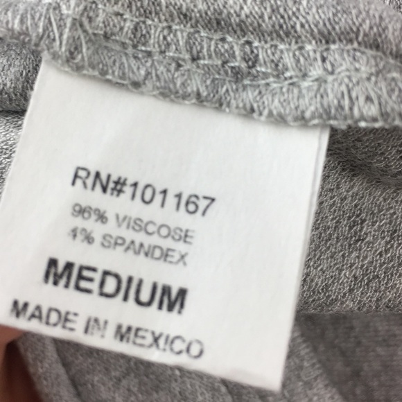 Pebble and Stone Gray tie front Top size M - Picture 6 of 7